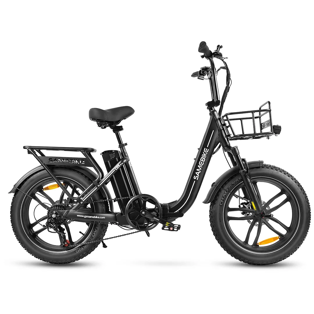 SAMEBIKE C05 Pro 36V 13Ah Batteria 500W Motore E-Bike Pieghevole con pneumatici fat a scavalco basso