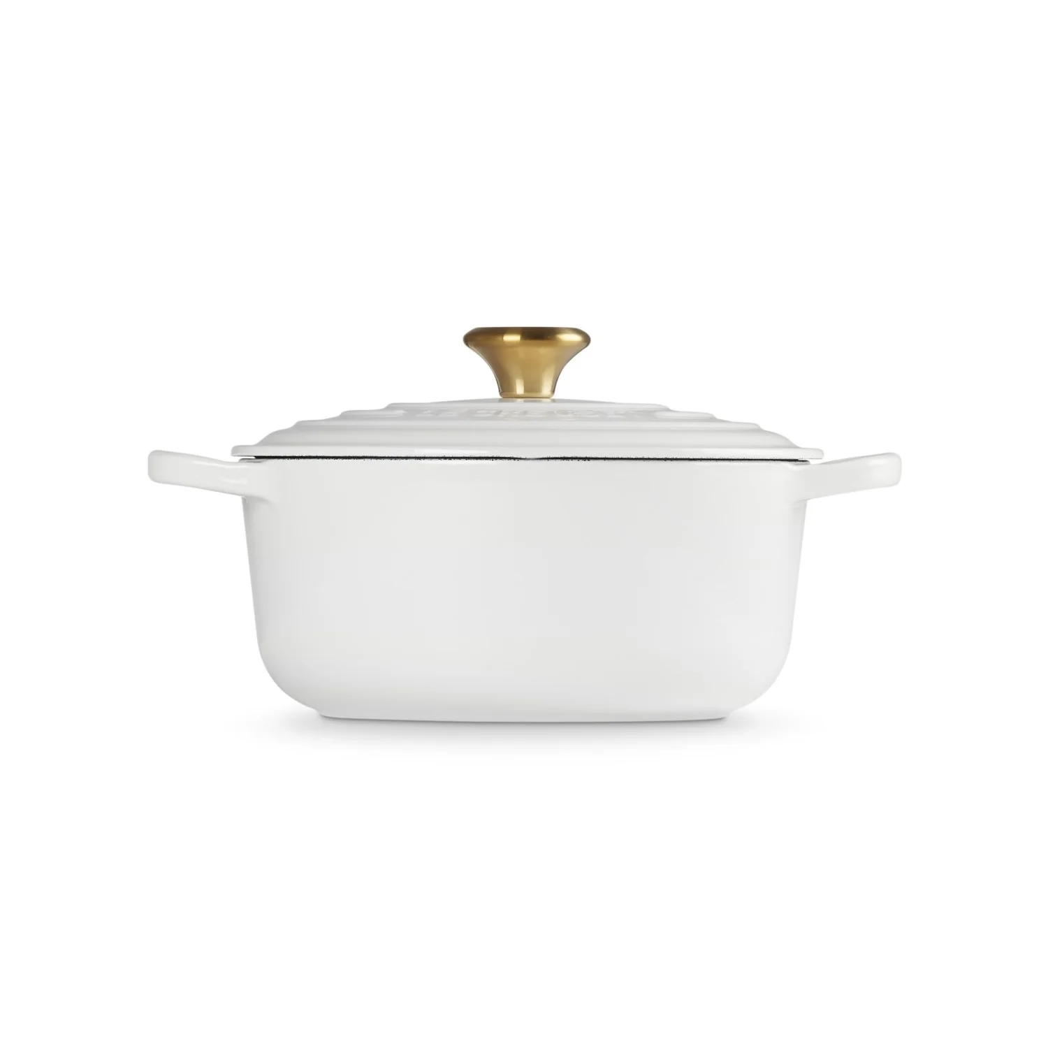 Le Creuset Pfanne Signature Bräter Round 20 cm White