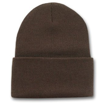 Long Beanie Hat Brown 5752