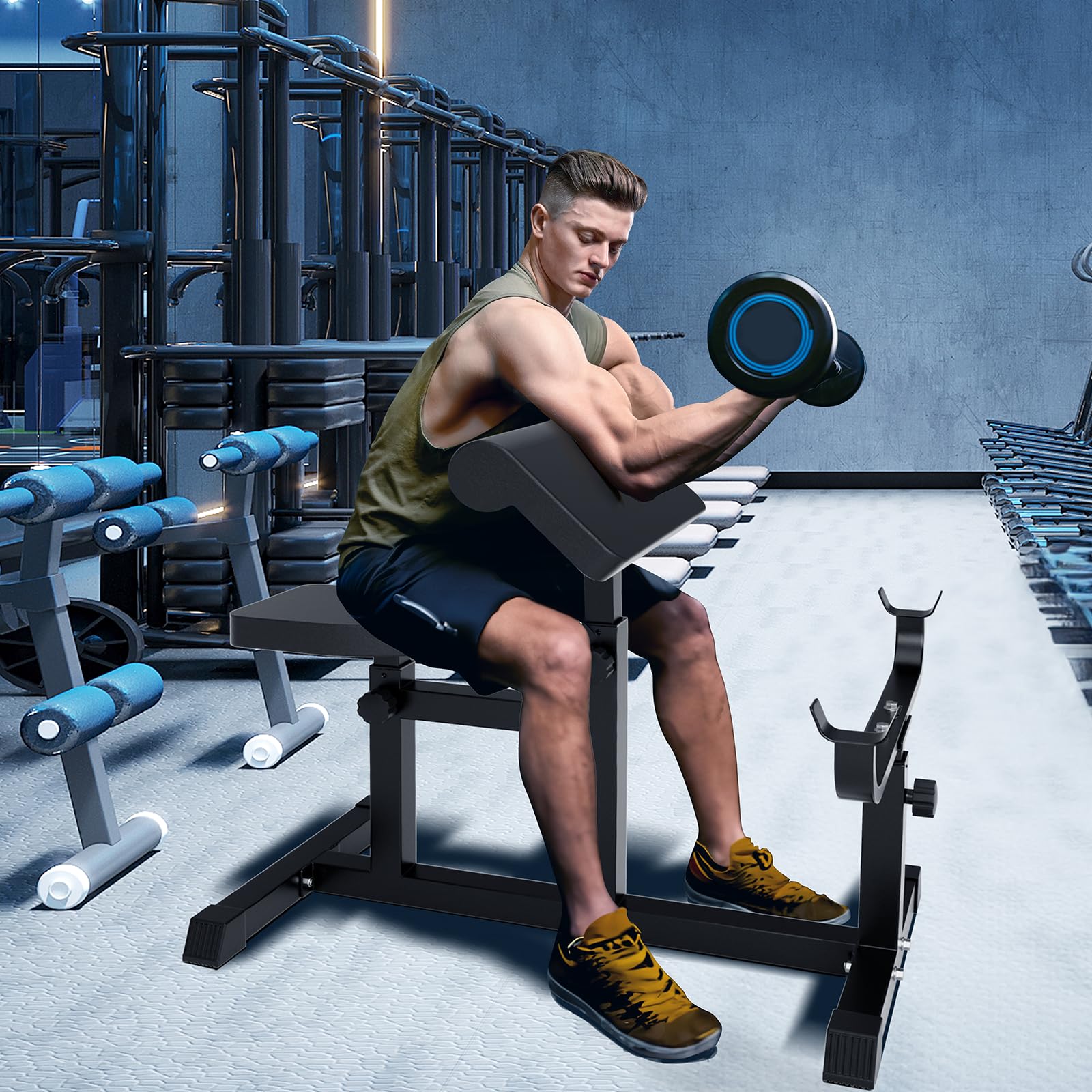Uboway Adjustable Preacher Strength Training