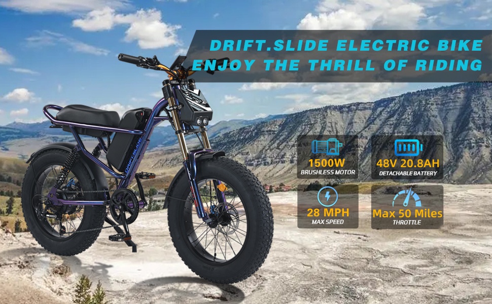 DRIFT.SLIDE ELECTRIC BIKE