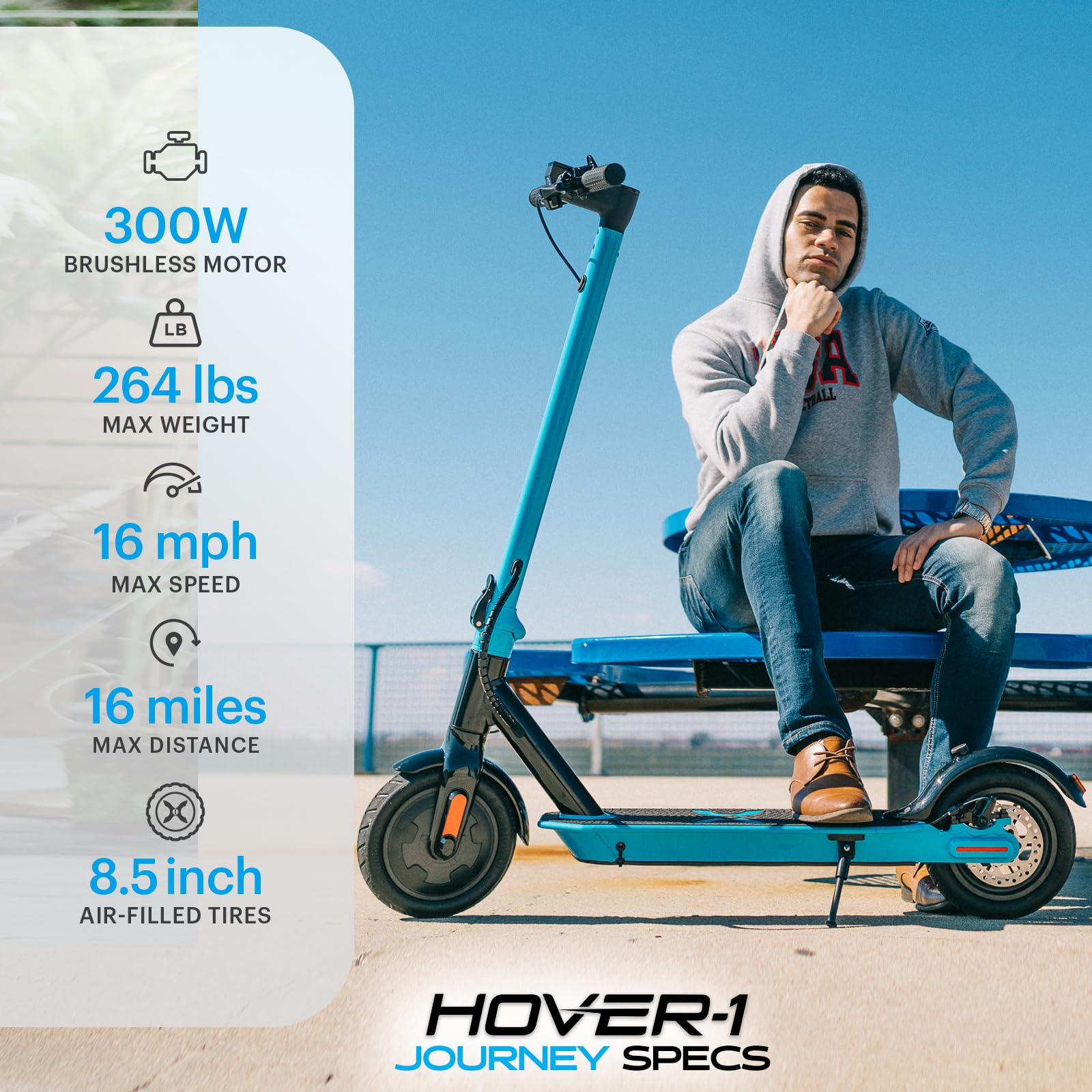 Hover 1 Journey Electric Folding Scooter