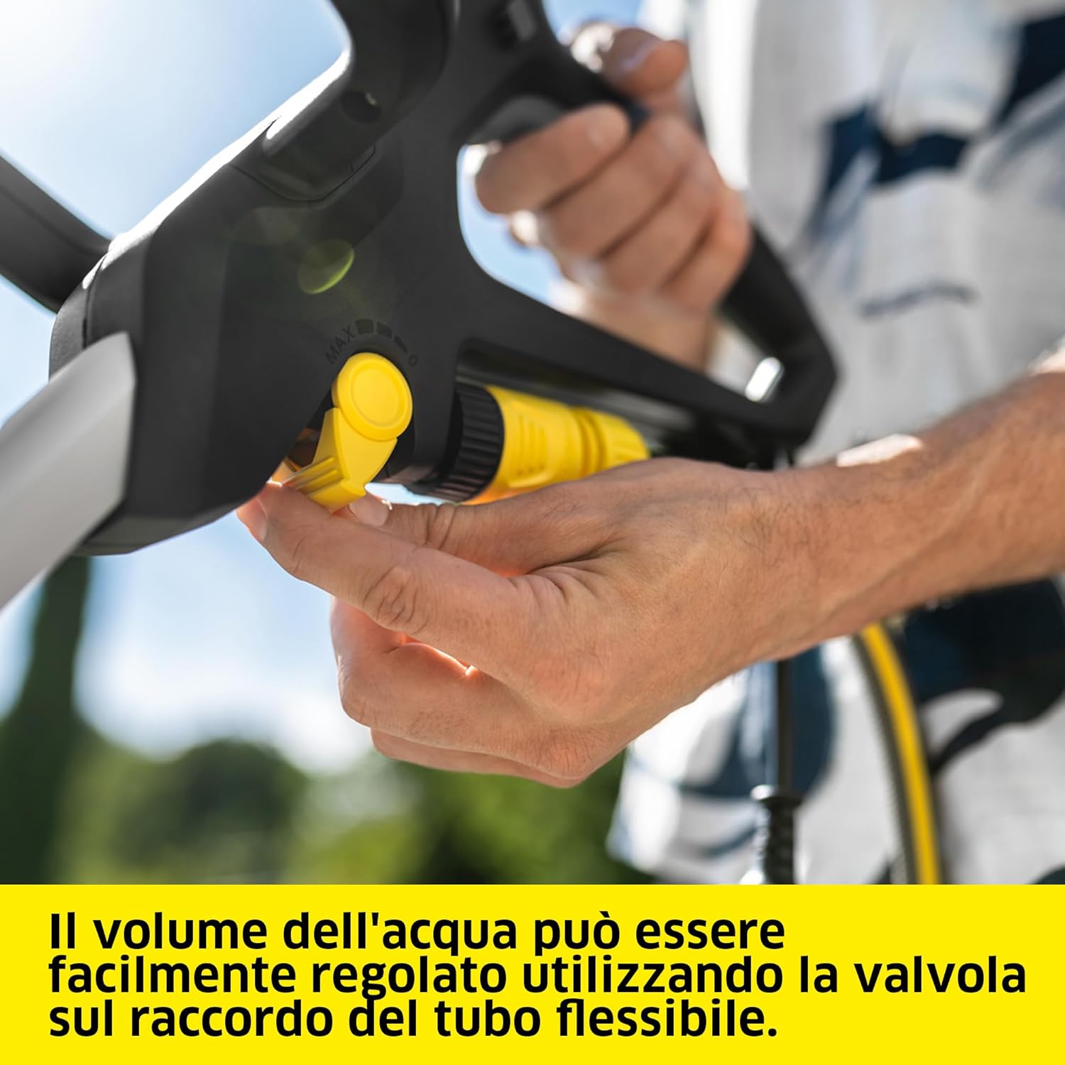 Kärcher lavapatio PCL 6, max. 10 bar, portata d'acqua: max. 180 l/h, larghezza area lavoro: 300 mm, velocità della spazzola 600-800 giri/min, per legno, compositi in plastica e pavimenti in pietra