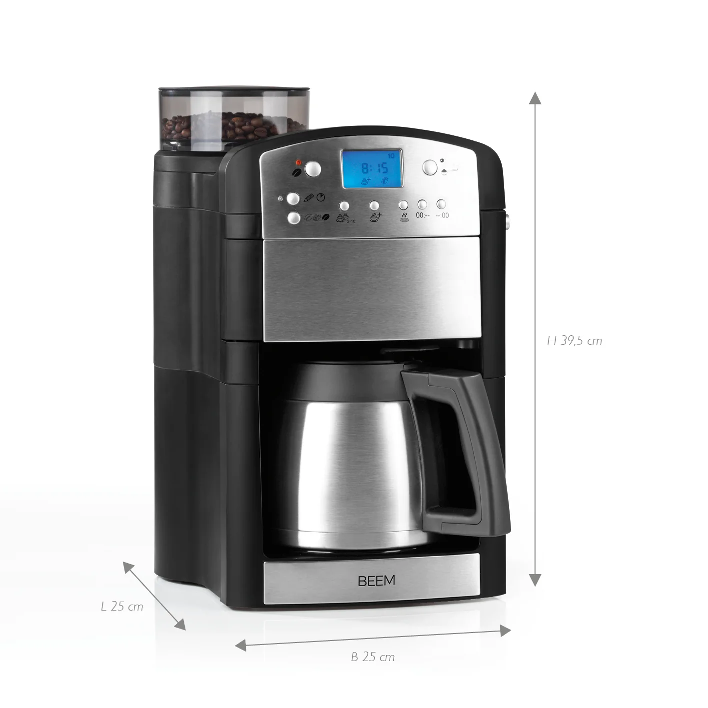 2025 FRESH-AROMA-PERFECT Cafetera de filtro con molinillo – Dúo