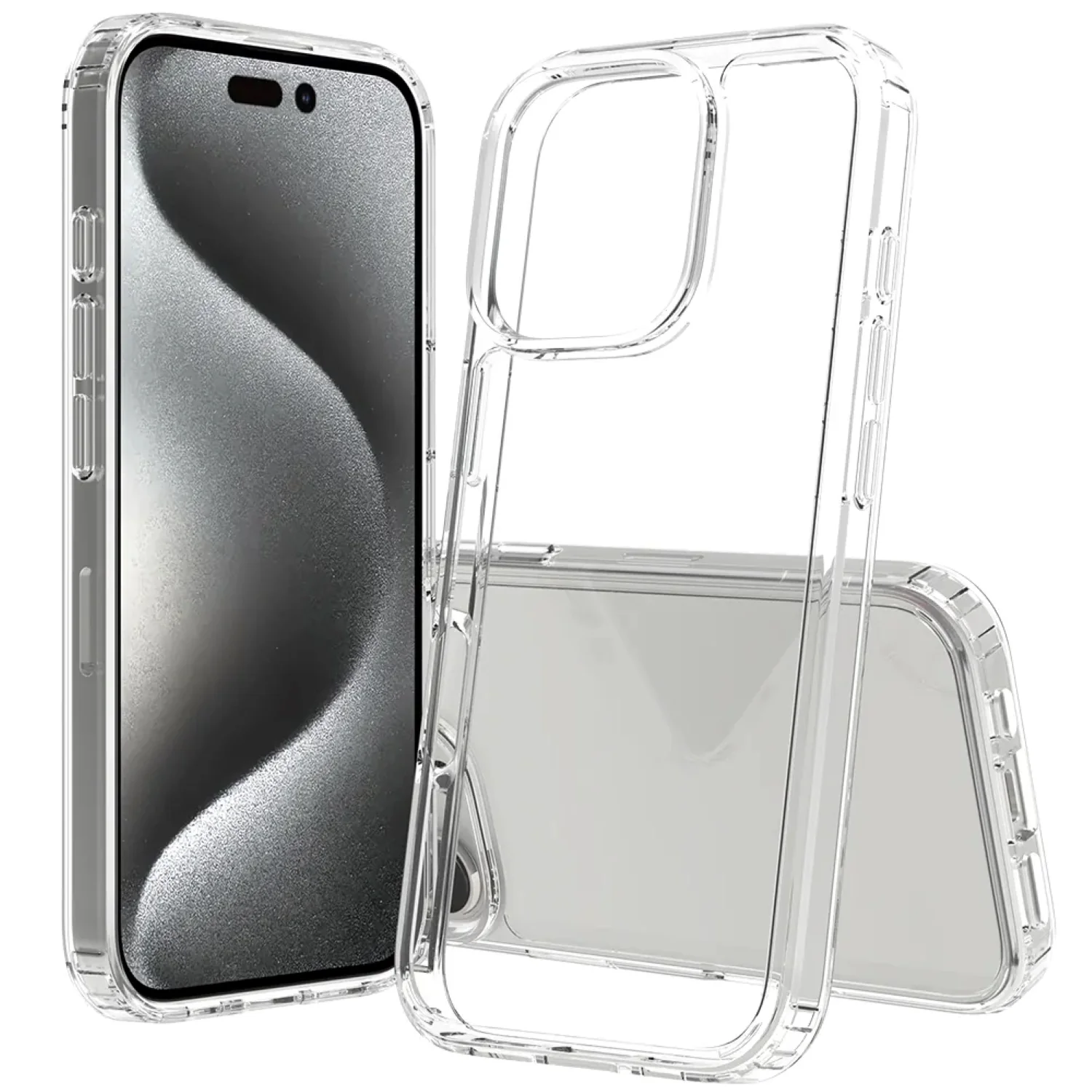 Transparente H��lle f��r iPhone mit Displayschutz