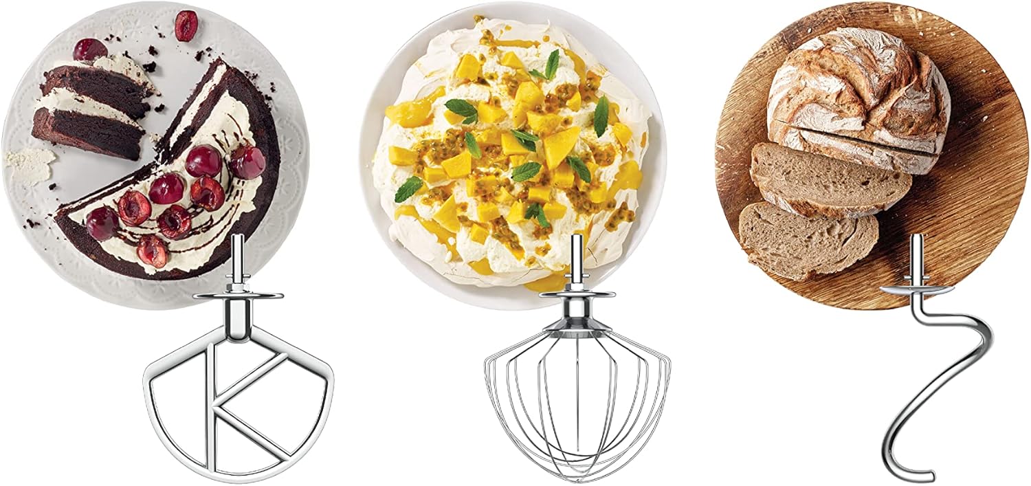Kenwood kMix KMX750RD Küchenmaschine, 5 l Edelstahl Schüssel, Safe-Use-Sicherheitssystem, Metallgehuse, 1000 Watt, inkl. 3-Teiligem Patisserie-Set und Spritzschutz, Rot