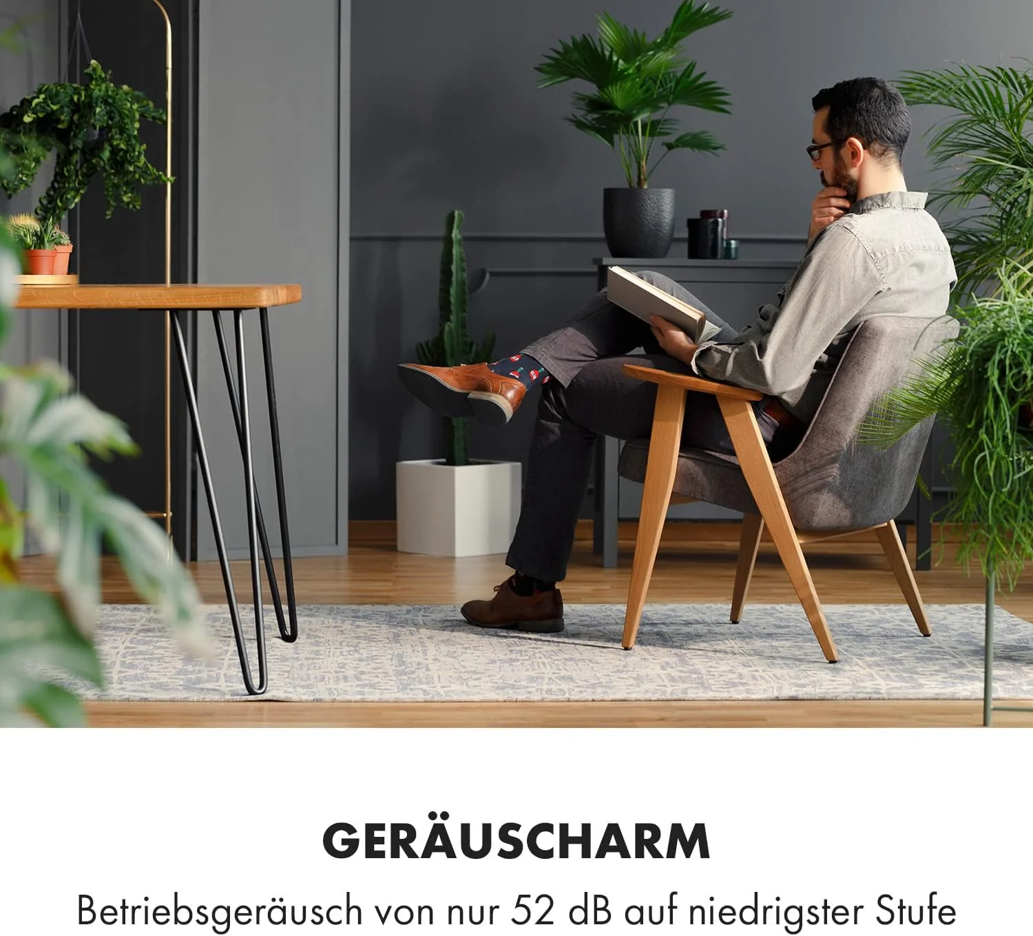 Klarstein Mobile Klimaanlage mit Abluftschlauch, 4-in-1 Klimagerät mit Ventilator, Luftentfeuchter & Nachtmodus, Kleine & Portable Klimaanlage für Wohnung & Büro, Niedriger Verbrauch, 9000 BTU