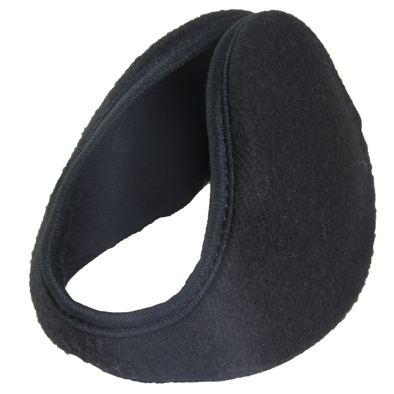12 PACK Ear Warmers Fleece Black 1260A