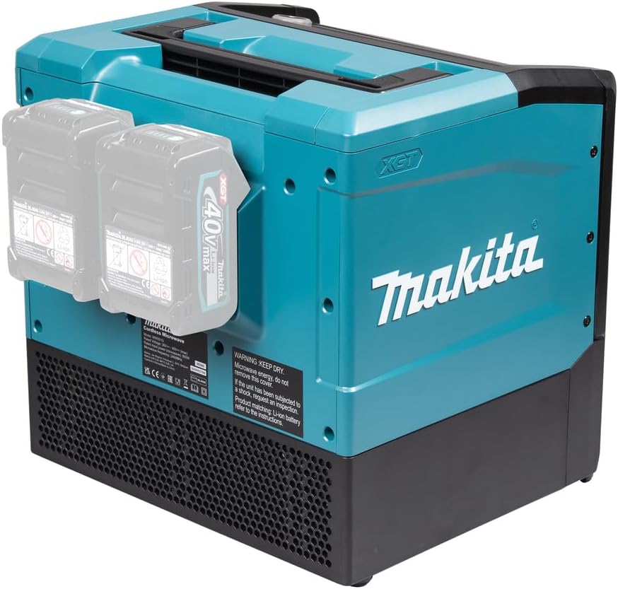 Makita MW001GZ Accu-magnetron 40V max. 350/500 W, 8 l (zonder accu, zonder lader)