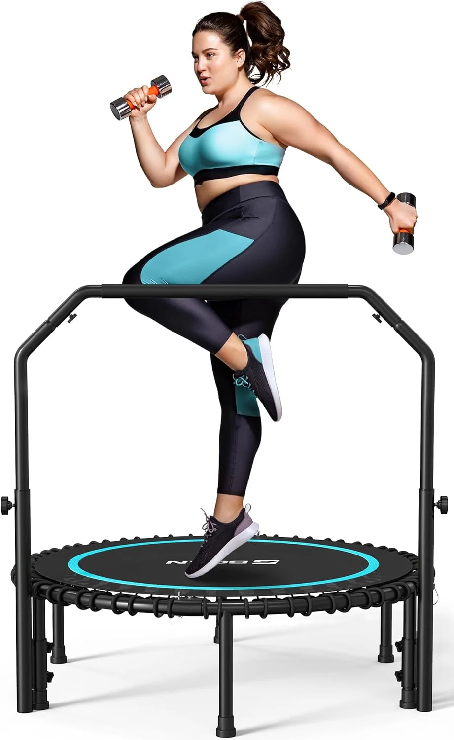 BCAN 450/550 LBS Foldable Mini Trampoline, 40