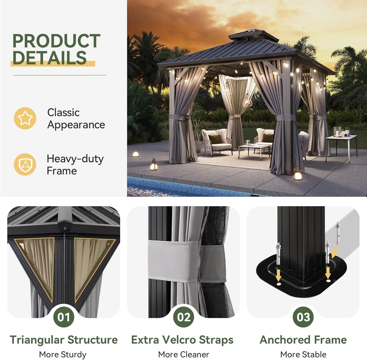 Classic Hardtop Gazebo