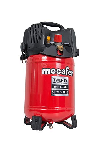 Mecafer Compressore 24l 1,5hp Twenty, Portatile : Amazon.it: Fai da te