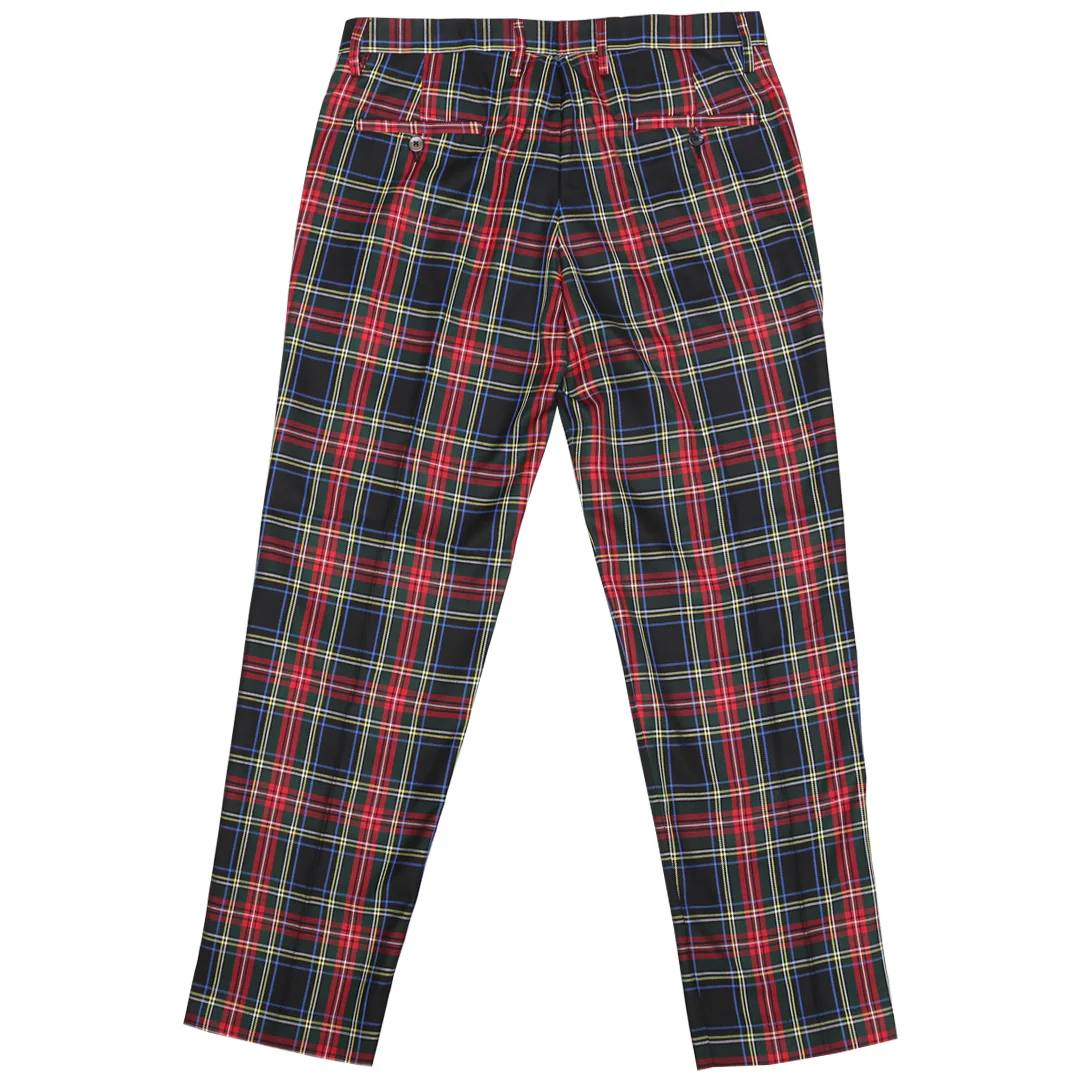 Tartan Trousers - Black Stewart Modern