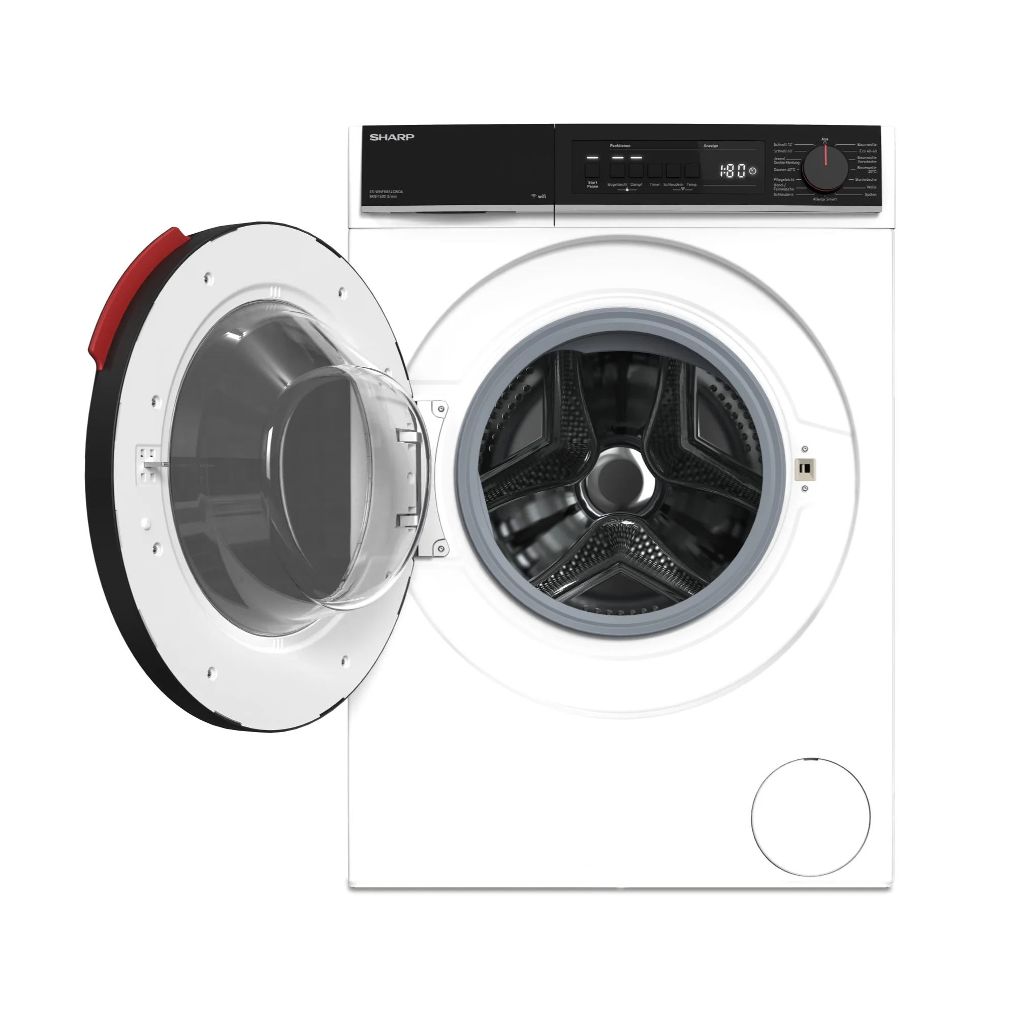 Sharp Waschmaschine 8kg ES-WNFB814CWDA-CH, WiFi, A -20%