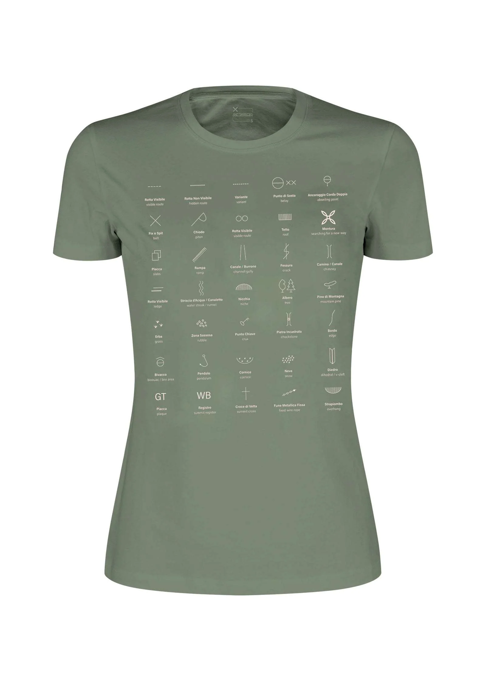 Topographic T-shirt Woman