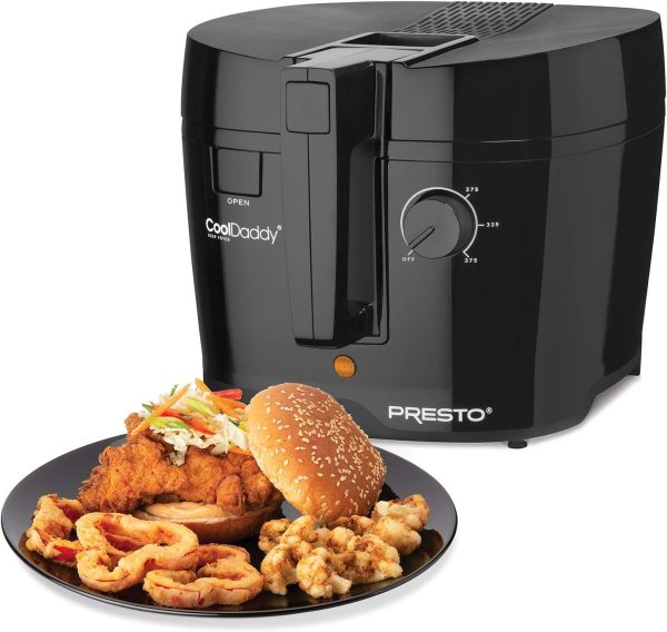 05442 CoolDaddy Cool-touch Deep Fryer Black