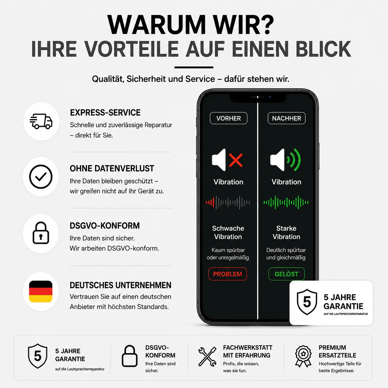 iPhone Vibration Reparatur