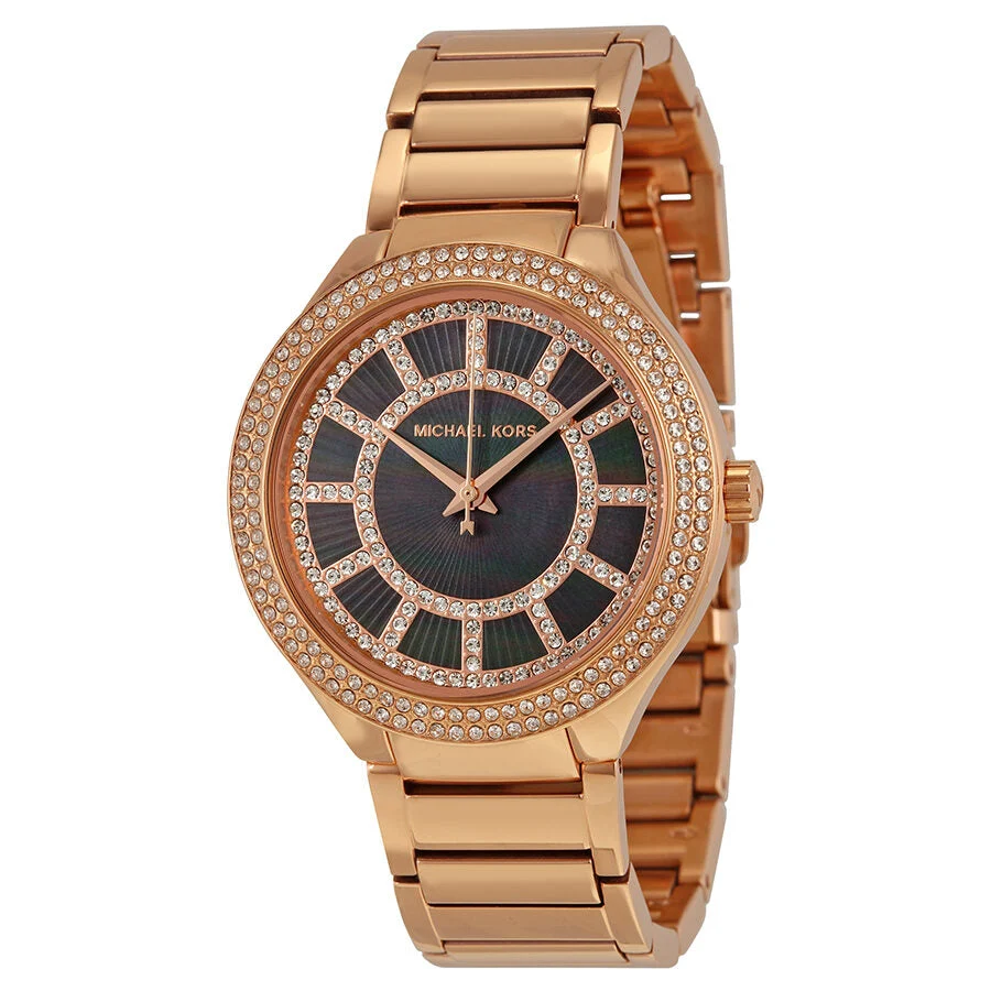 Michael Kors Kerry Back MOP Dial Rose Gold Women's Watch - MK3397