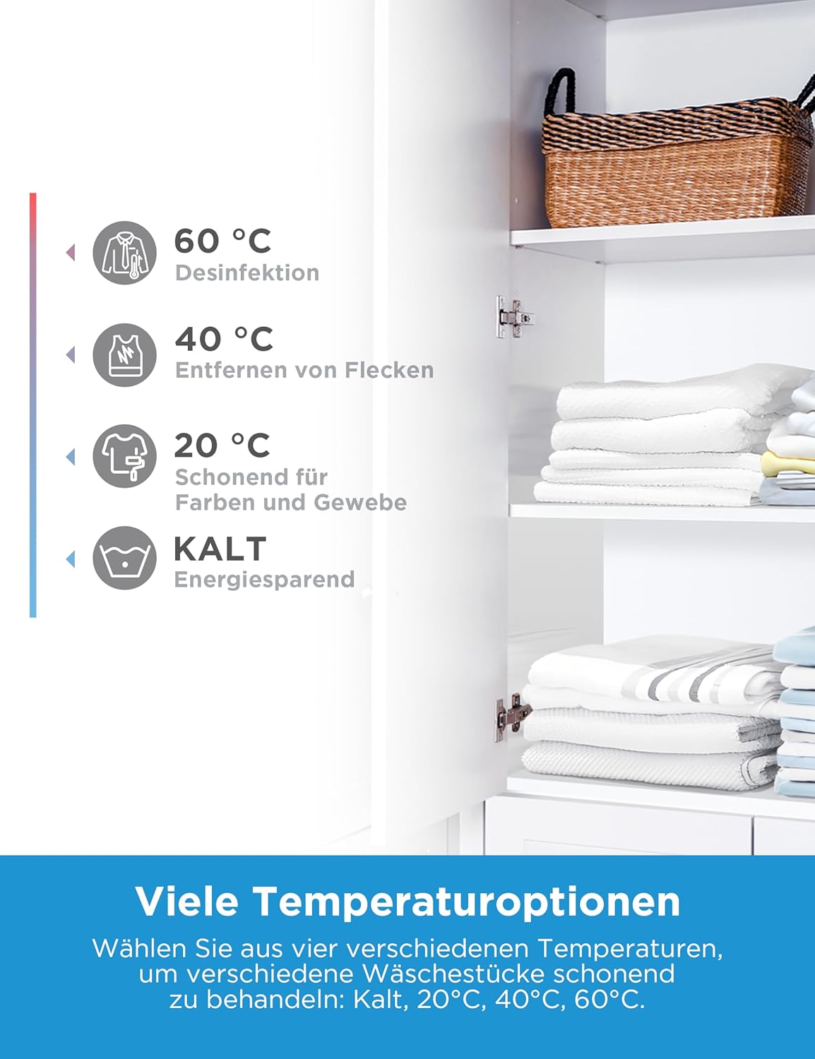 Midea MF10EW80B Waschmaschine / 8kg / 1400 U/Min/EEK A/Inverter Quattro Moto/Dampffunktion/Grosse Trommel/Slim Design/Nachlegefunktion/Kindersicherung/AquaStop, Weiß
