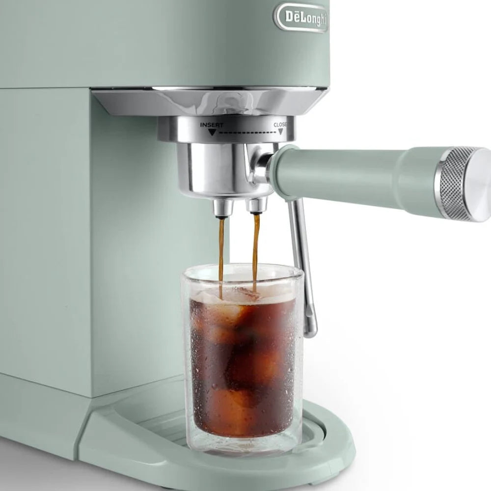 DeLonghi Dedica Duo Espresso Coffee Machine - Green | EC890.GR
