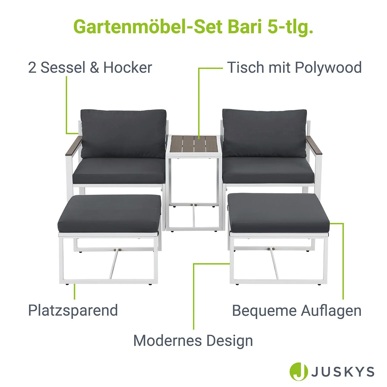 2025 Conjunto de muebles de jardín Bari