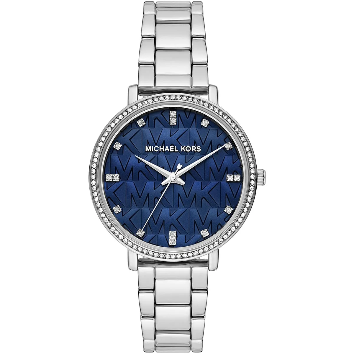 Michael Kors  Pyper Blue Dial Silver Women's Watch - MK4671