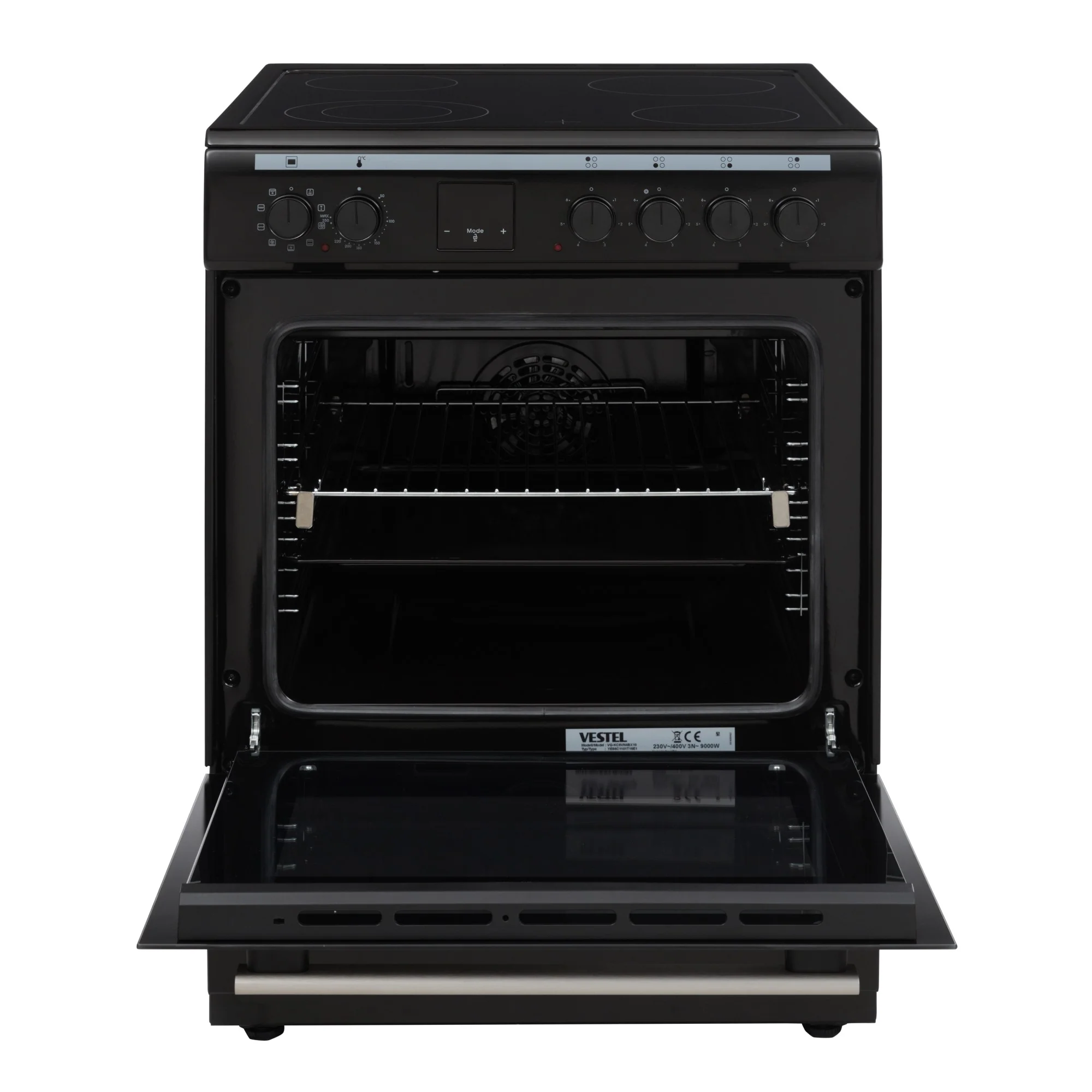 VESTEL Kochherd VG-KC6VN4BX10, 230/400V