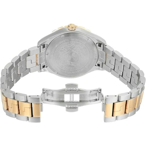 Versace Hellenyium Two-Tone Green Dial Men's Watch - V11050015