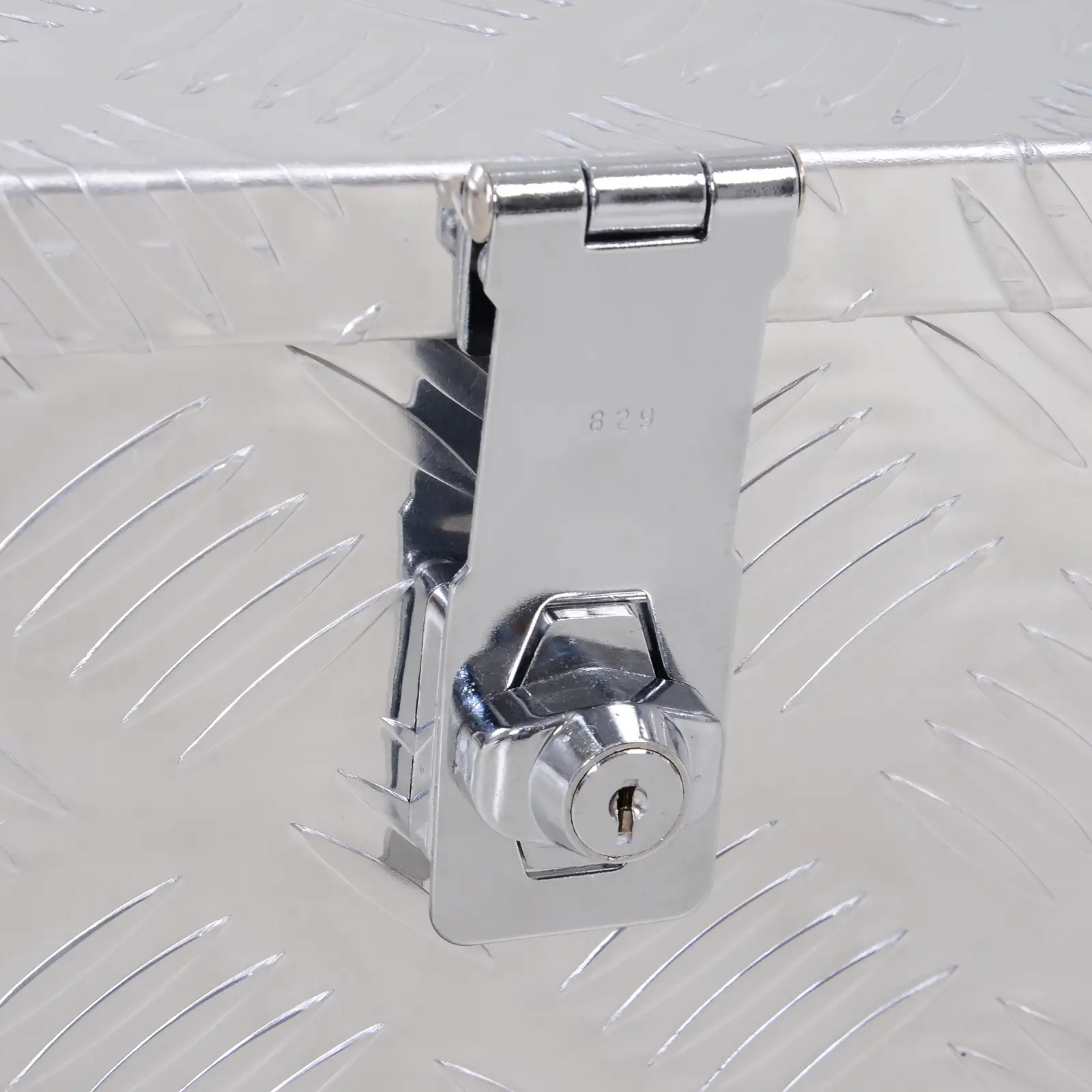 HOMCOM Gereedschapskist afsluitbaar met handgrepen aluminium