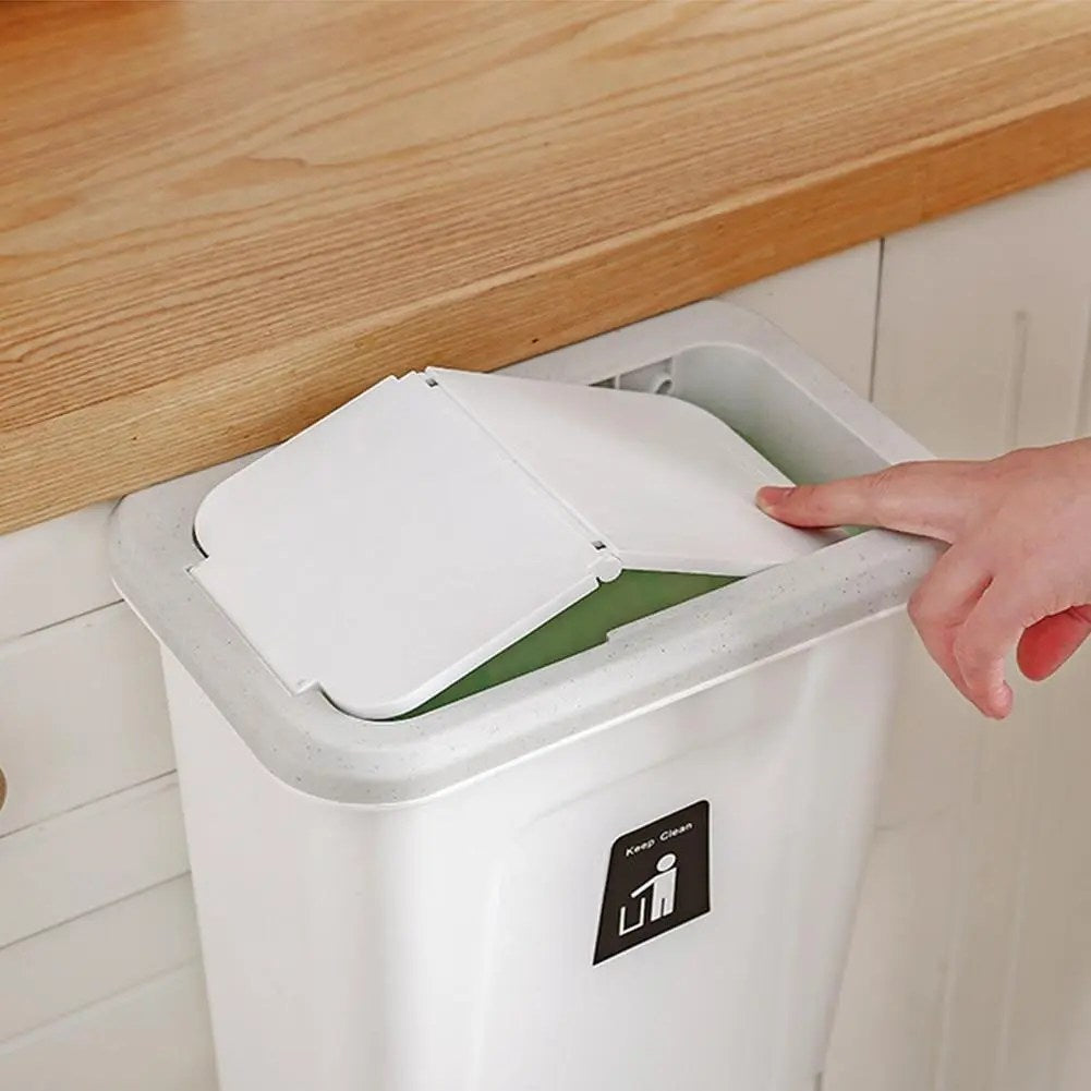 Wall Mount Kitchen Dustbin Garbage Can Cabinet