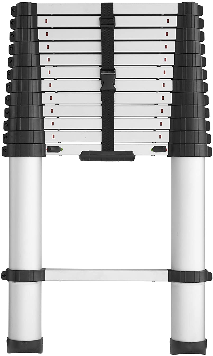 2026 Nuevo 20313T1ASE SmartClose escalera telescópica de aluminio con sistema de cierre suave sin pellizcos y bloqueo seguro capacidad 300 libras alcance máximo 16 pies