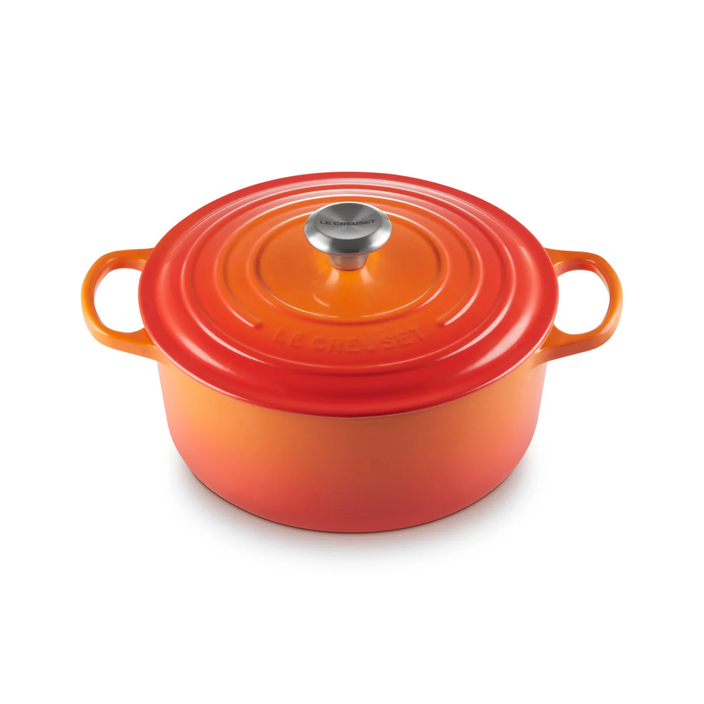 Le Creuset Pfanne Signature Gusseisen-Bräter, Ø 26cm, Ofenrot