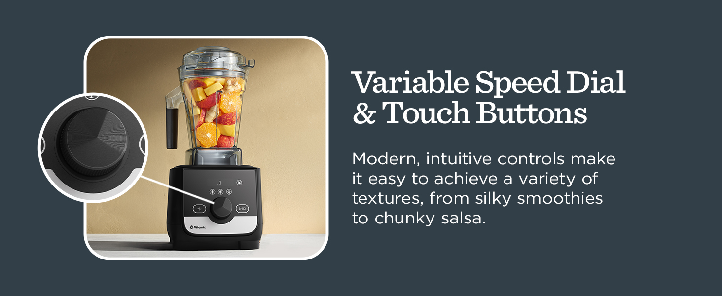Variable Speed Dial & Touch Buttons