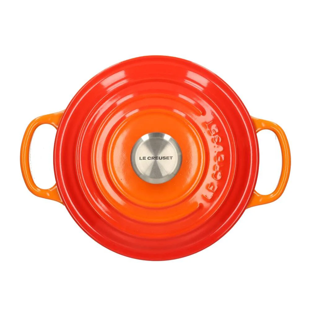 Le Creuset - Casseruola Signature rotonda Rosso aranciato 18 cm 1,8 l