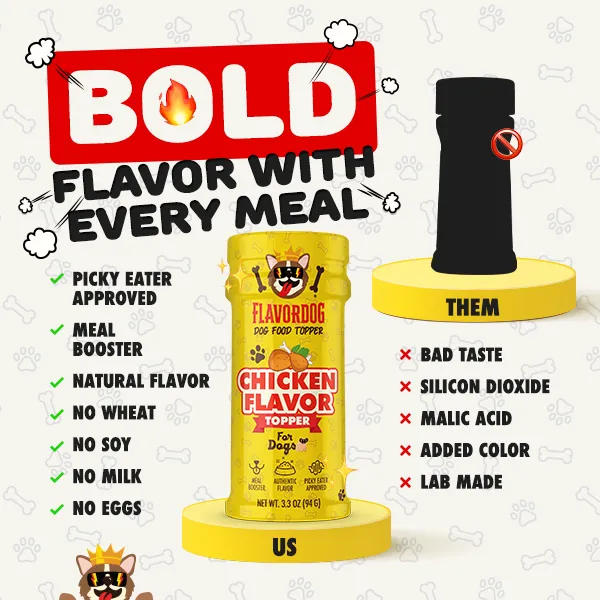 Chicken & Peanut Dog Food Topper Combo