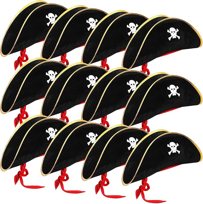 Pirate Hat Bulk | Adult Size Felt 22.5