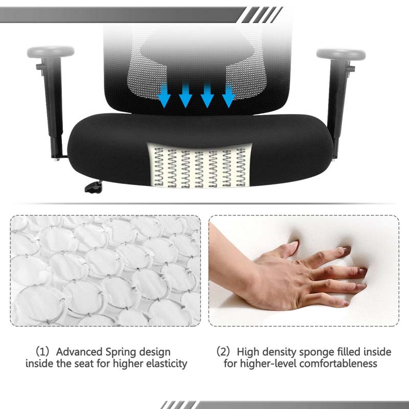 Eletriclife 400LBS Mesh Big and Tall Office Chair Swivel Task Chair