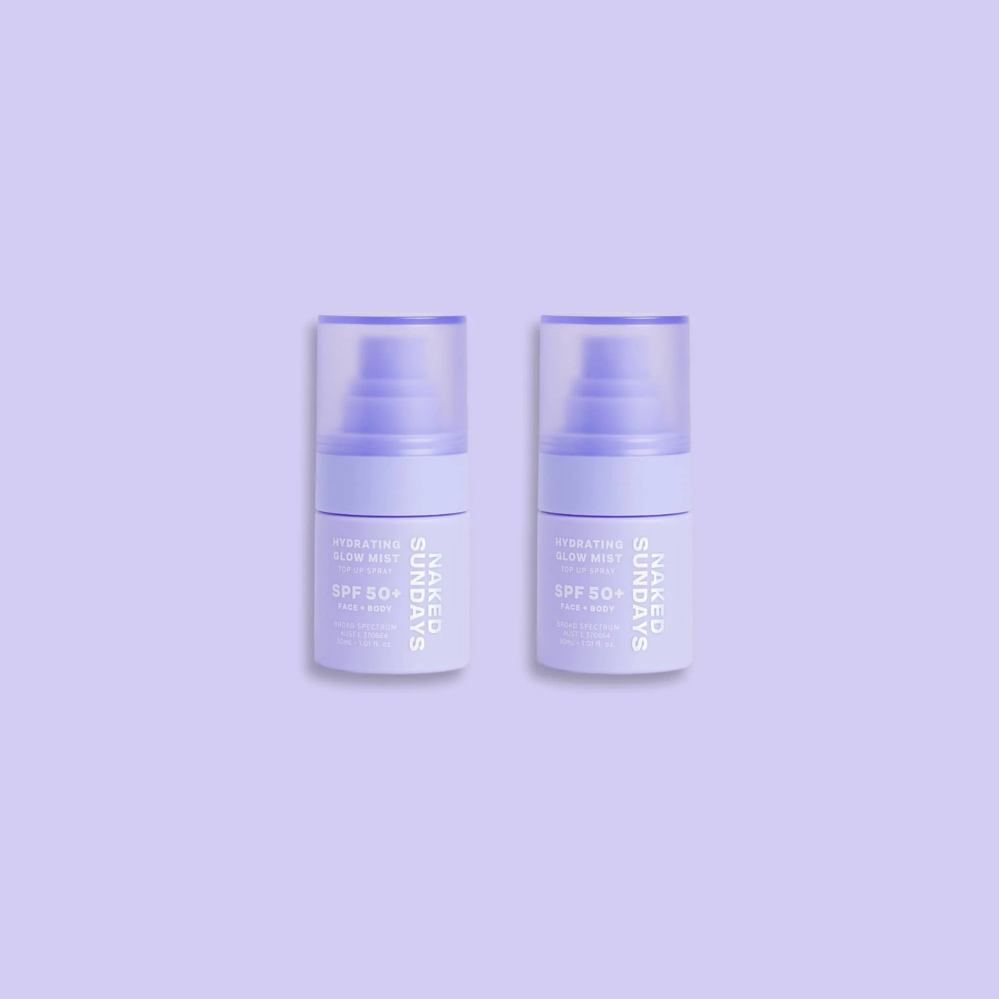 Mini size Twin Variant - SPF50+ Glow Face Mist Top Up Spray