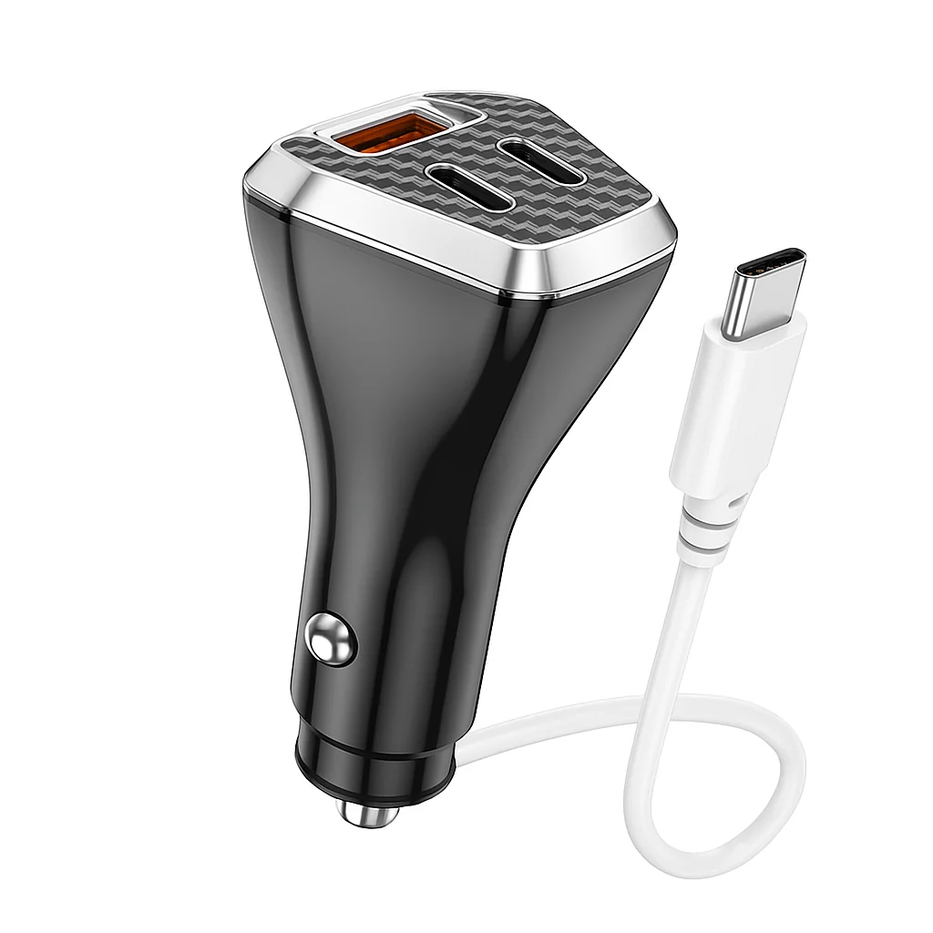 Auto Schnellladegerät KFZ - Zigarettenanzünder 88,5 W �?2× USB-C + 1× USB-A