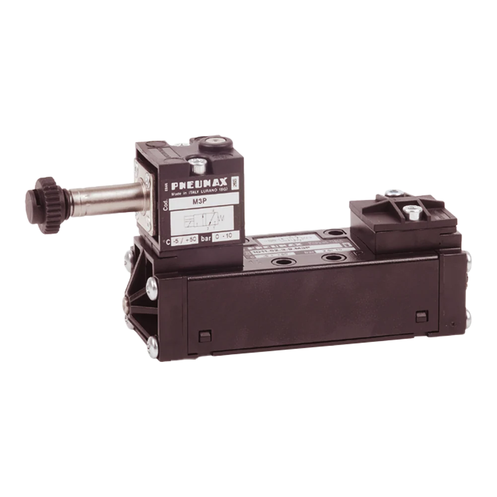 Pneumax 1011.52.3.9.M3R - ISO 1 5/2 Techno Solenoid Spring Valve