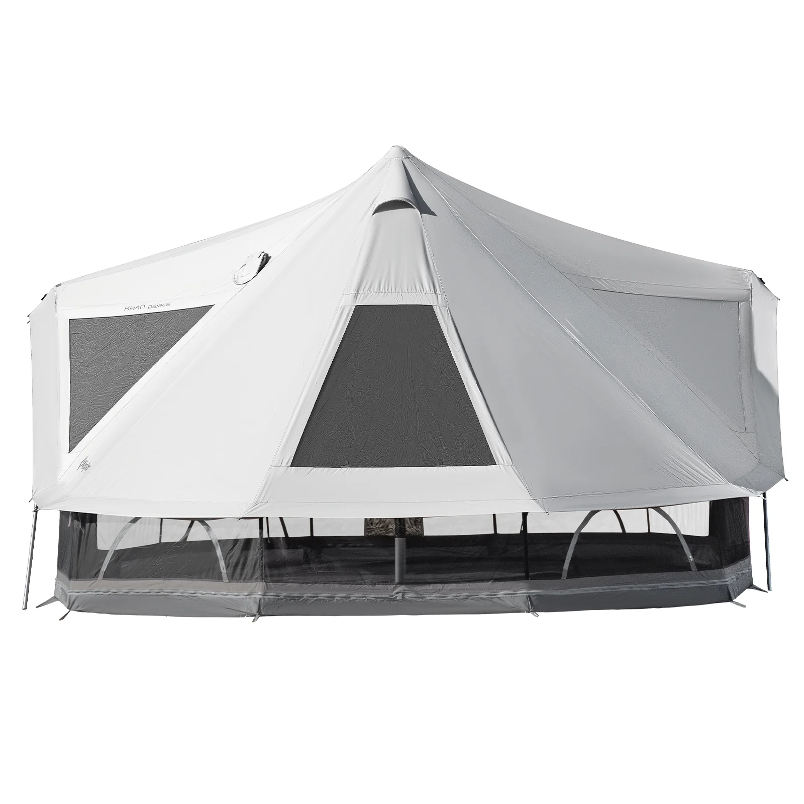 2025 KingCamp Khan Palace – Tienda espaciosa de glamping con ventilación variable, gran altura interior y opción de chimenea para grupos grandes