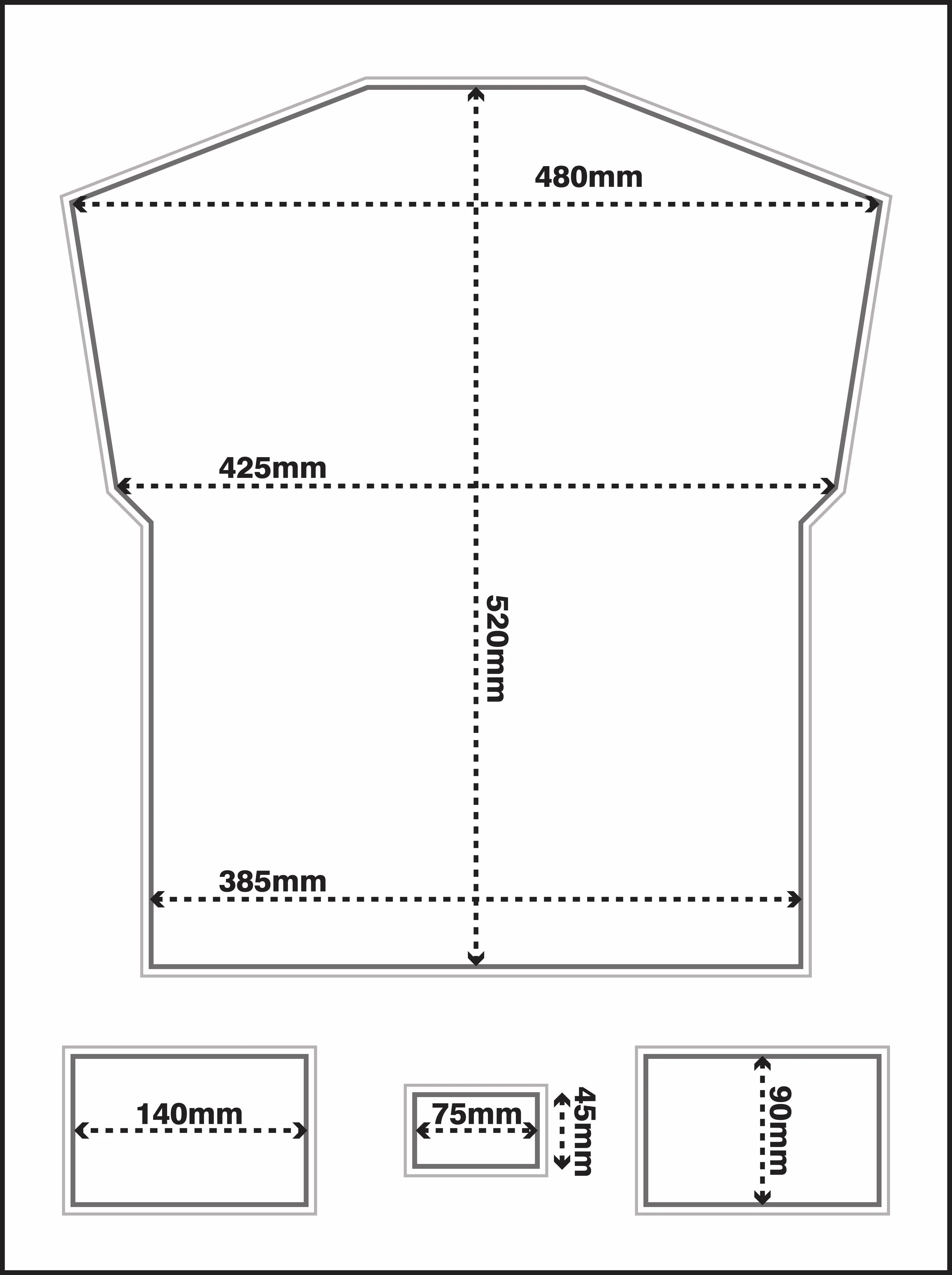 EZ Shirt Framing Kit Std. Blue and White with free personalised plaque.