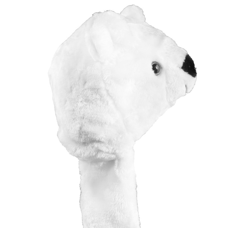 Long Polar Bear Hat with Paws/Mittens 5874