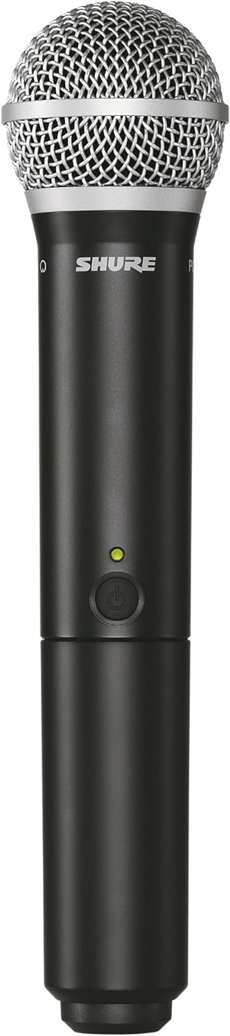 Shure BLX24/PG58-H9 UHF Wireless Microphone System with PG58 Mic, 14-Hour Battery, 300 ft Range, for Vocals & Karaoke