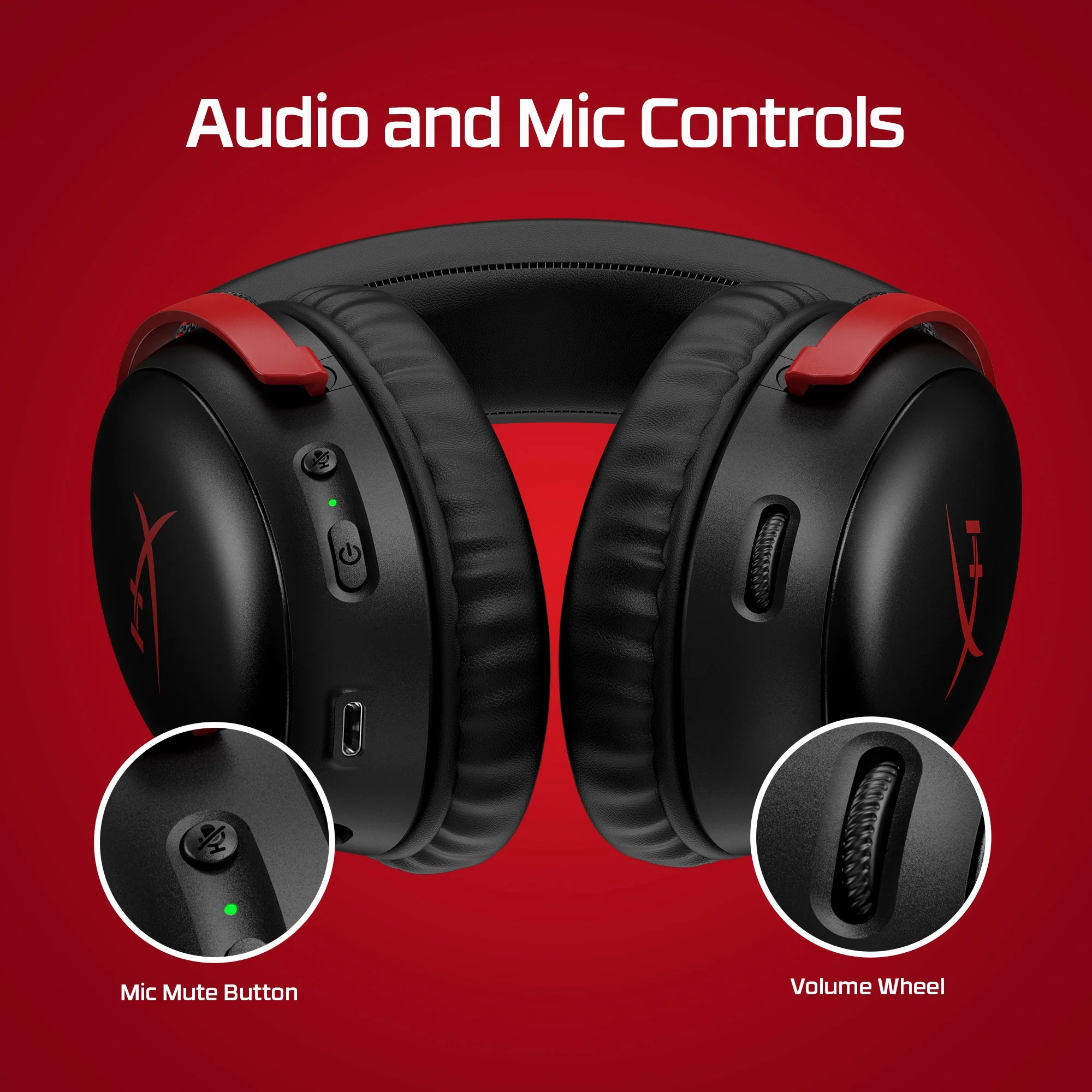 2025 Audífonos Inalámbricos HyperX Cloud III Wireless RED – Sonido Legendario