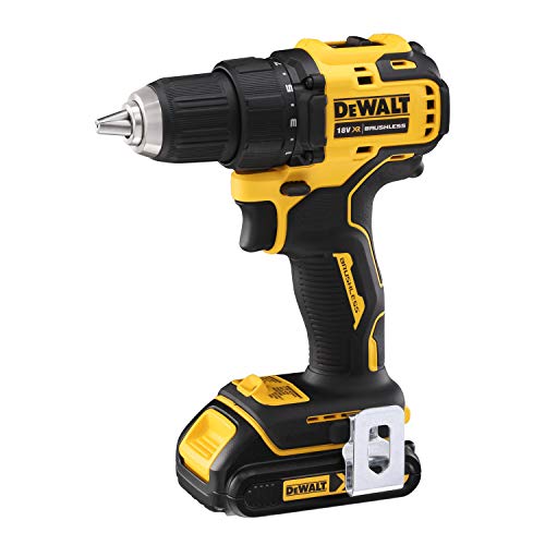 DEWALT DCD708S2T QW   Trapano avvitatore senza spazzole XR 18V 13mm 65Nm con 2 batterie Li Ion da 1,5Ah e valigetta TSTAK : Fai da te