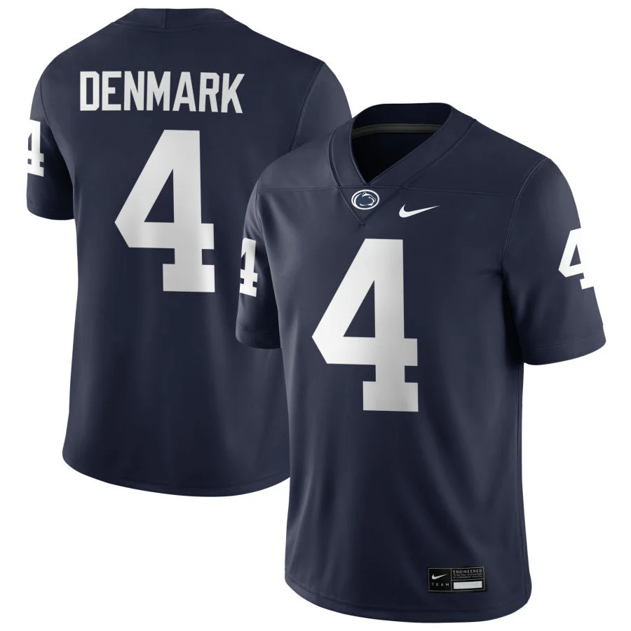 Men��s Penn State #4 Tyseer Denmark Football Jersey