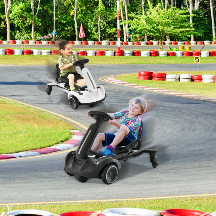 6V Kids Ride on Drift Car with 360° Spin and 2 Adjustable Heights