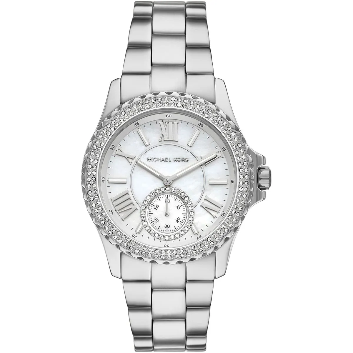 Michael Kors Everest White MOP Dial Silver Women's Watch - MK7403