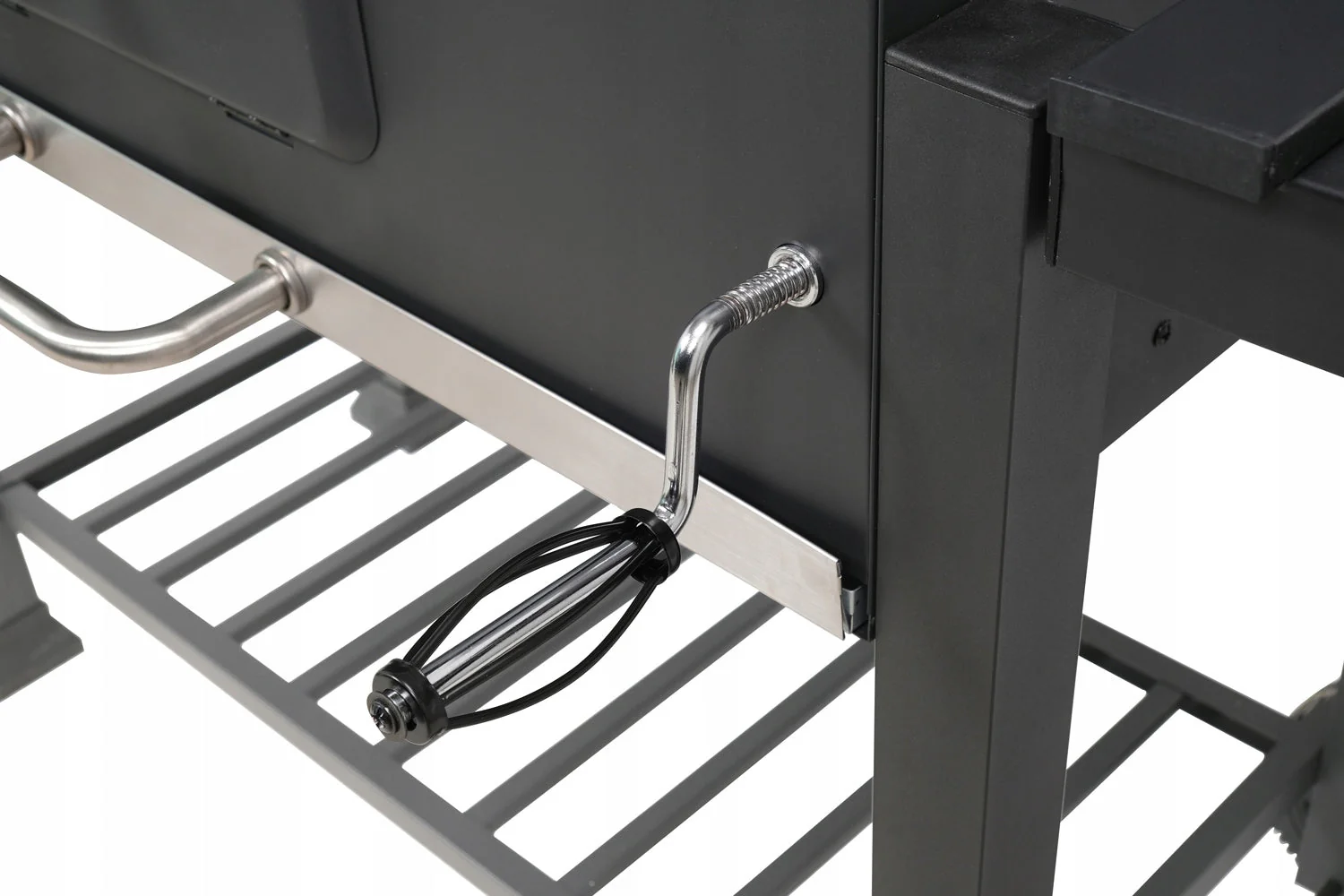 DUŻY GRILL WĘGLOWY XXL REGULOWANY ŻELIWNY RUSZT 78x42,5mm 3 PÓŁKI LUND